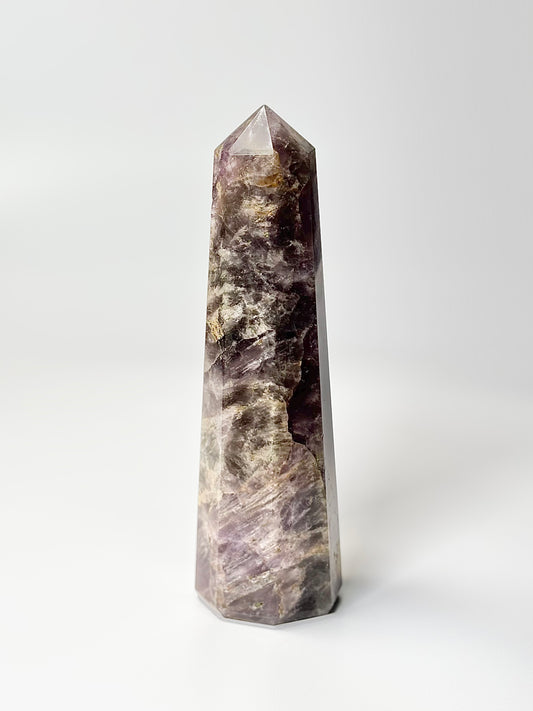 Eight Facet Chevron Amethyst Tower – 434g - Balanced Energy & Refined Clarity