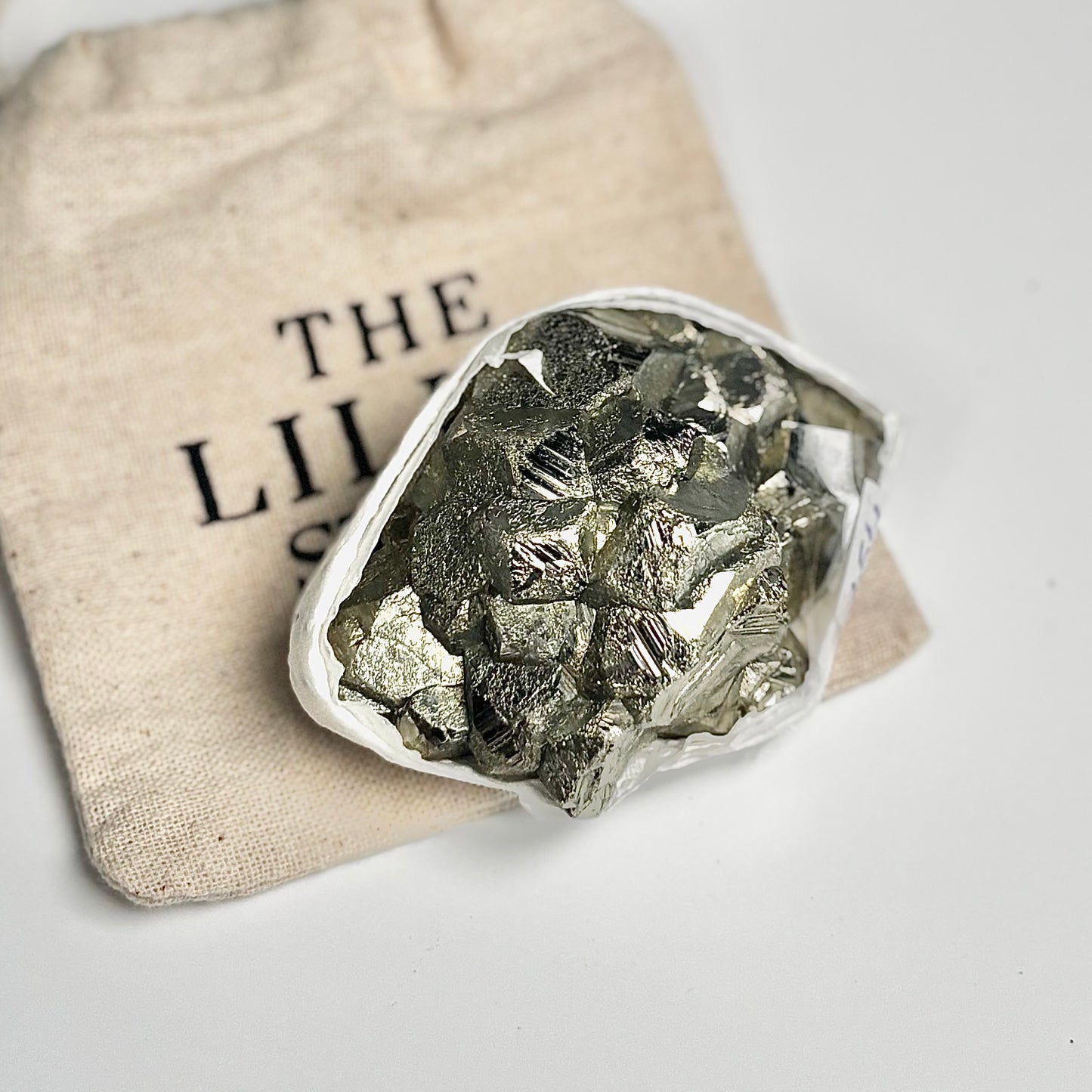 Peruvian Pyrite Cluster – 154g - Golden Brilliance & Striking Presence