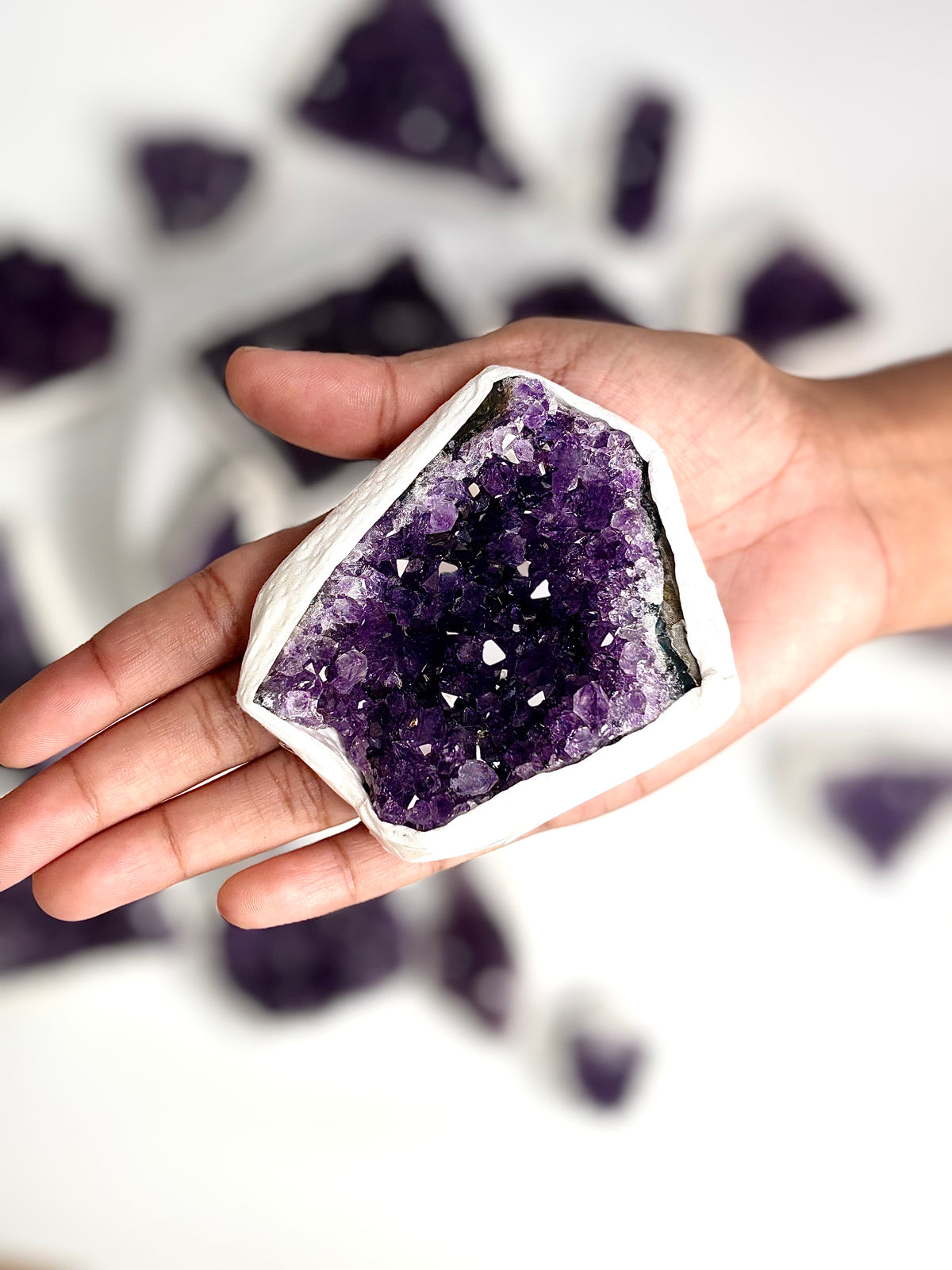 Natural Brazilian Amethyst Cluster