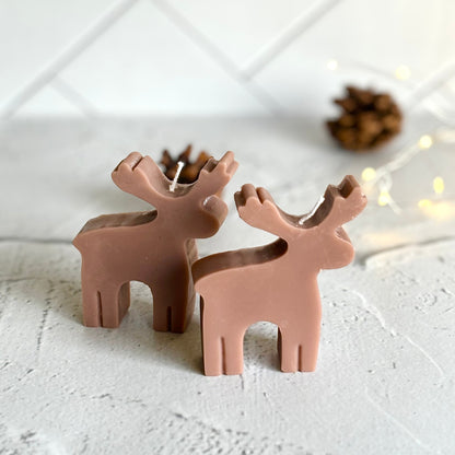 Brown Deer Soy Scented Candle | Set of 2 | Coffee Scented