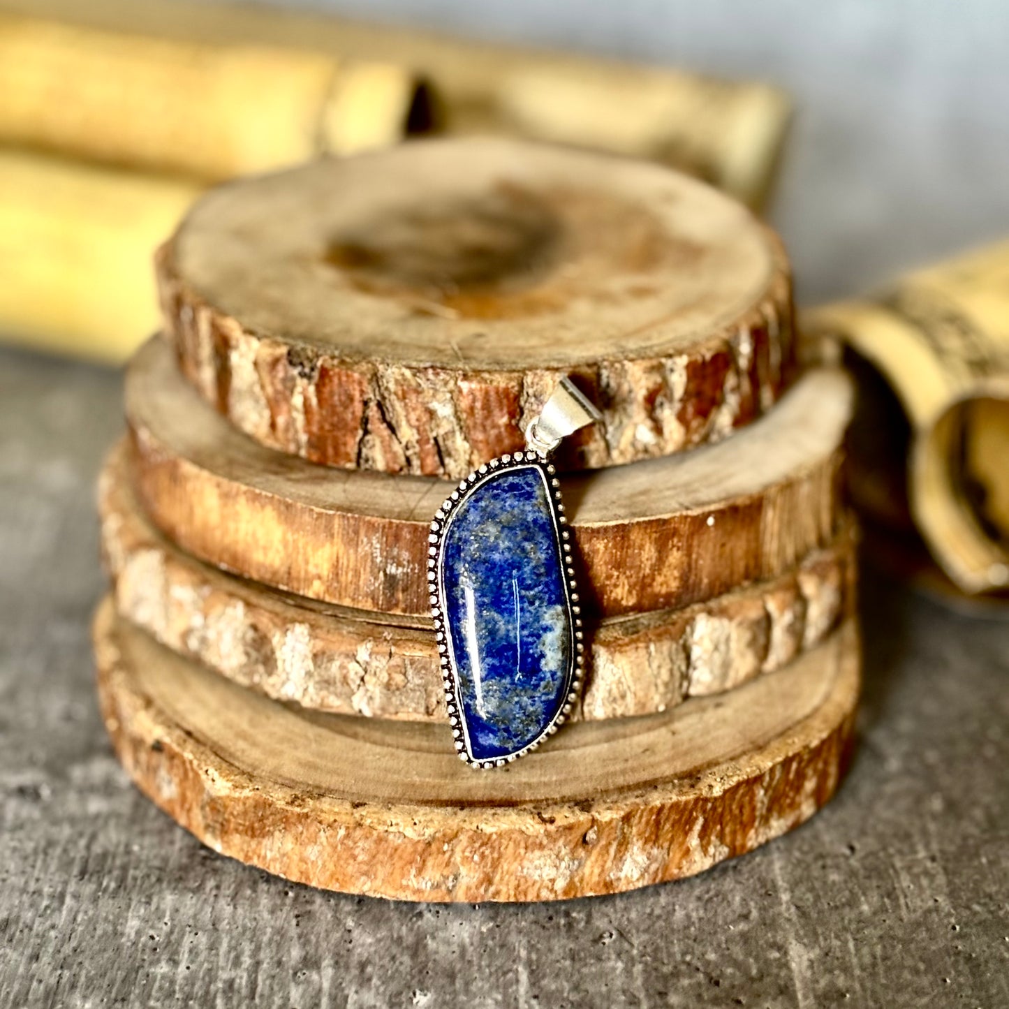 Lapis Lazuli Pendant – Wisdom & Self-Expression