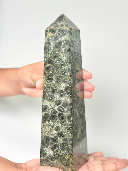 Four Facet Kambaba Jasper Tower – 1.1kg - Earthy Depth & Steady Presence