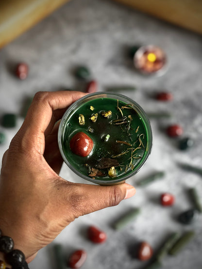 Gaia Altar Candle – 200 g Soy Wax Jar Candle for Ritual & Devotion