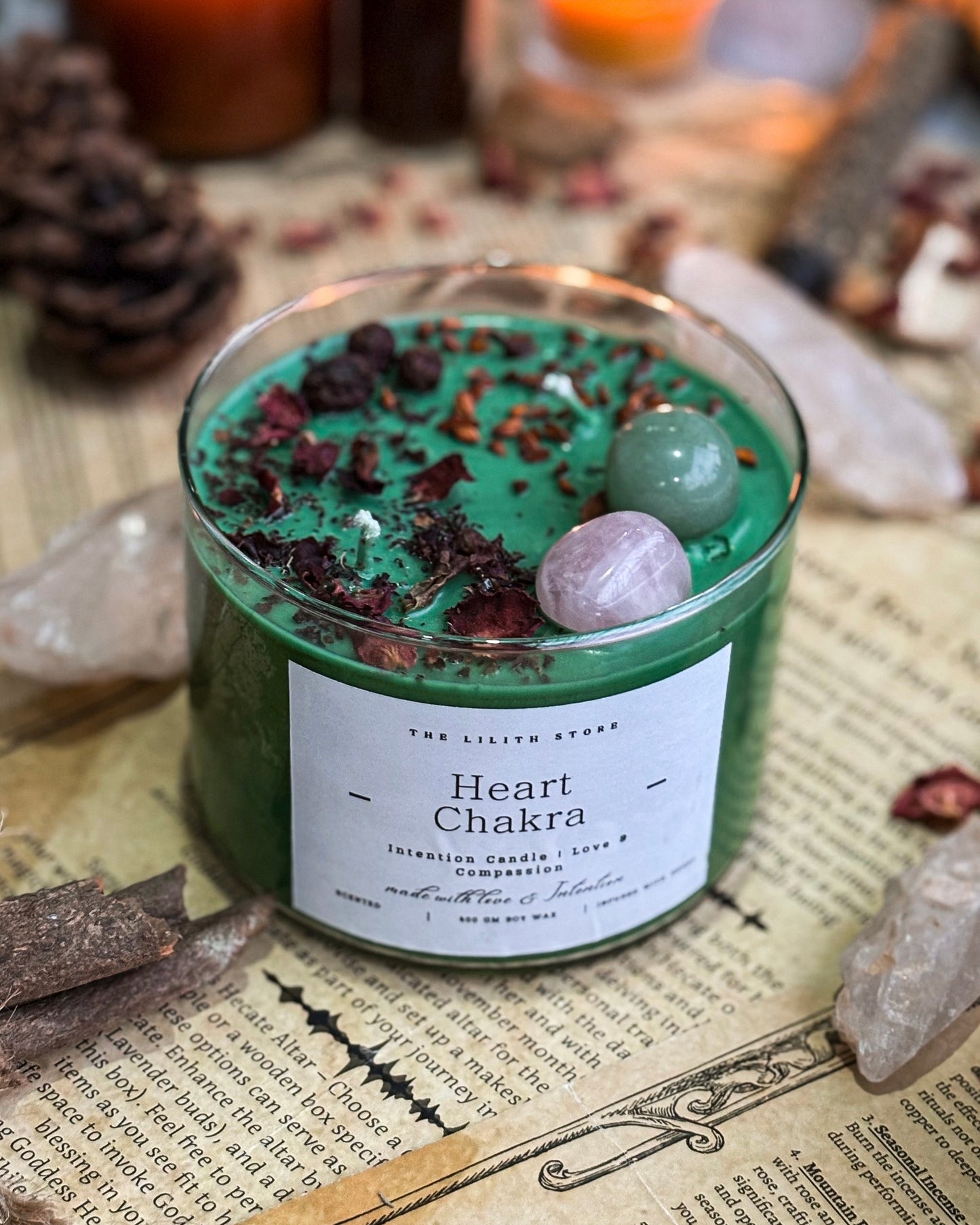 Heart Chakra Intention Candle