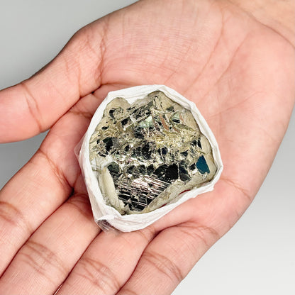 Peruvian Pyrite Cluster – 49g -Golden Brilliance & Striking Presence