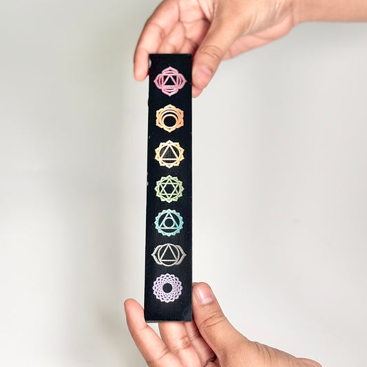 Black Obsidian Chakra Balance Scale – 7 Inches -  Ground Your Energy • Align Your Chakras • Elevate Your Practice