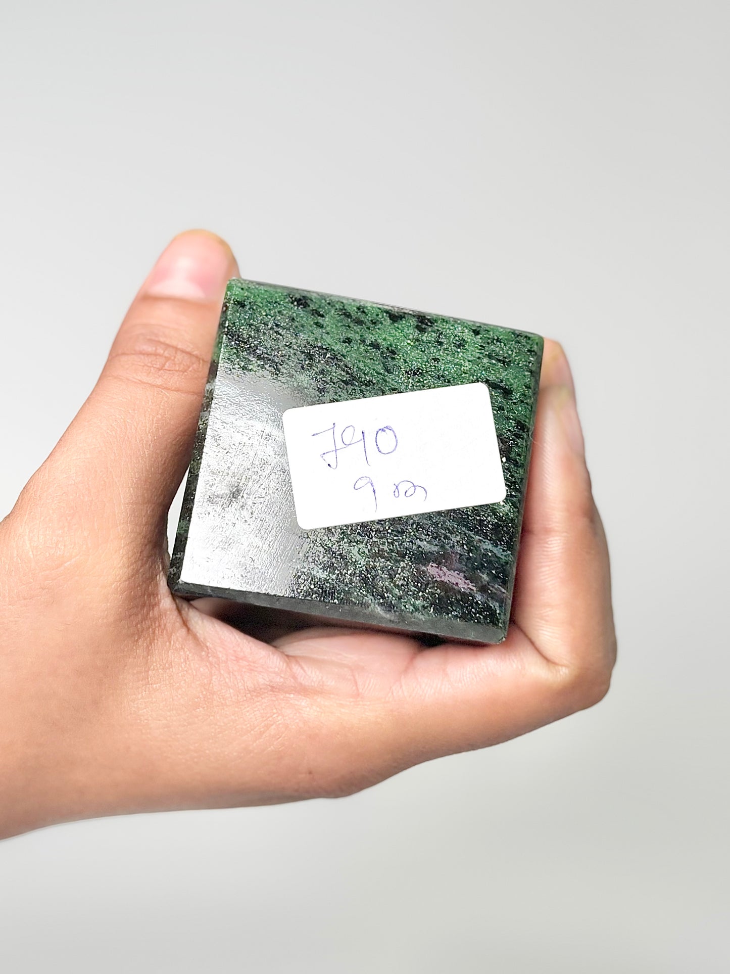 Eight Facet Zoisite Tower – 790g - Natural Green Beauty & Balanced Design