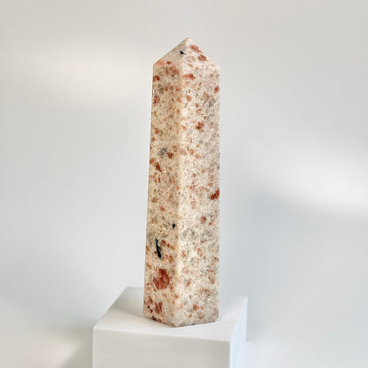 Sunstone Six-Facet Tower – 1292 Gm - Ignit Joy • Embrace Confidence • Manifest Positivity