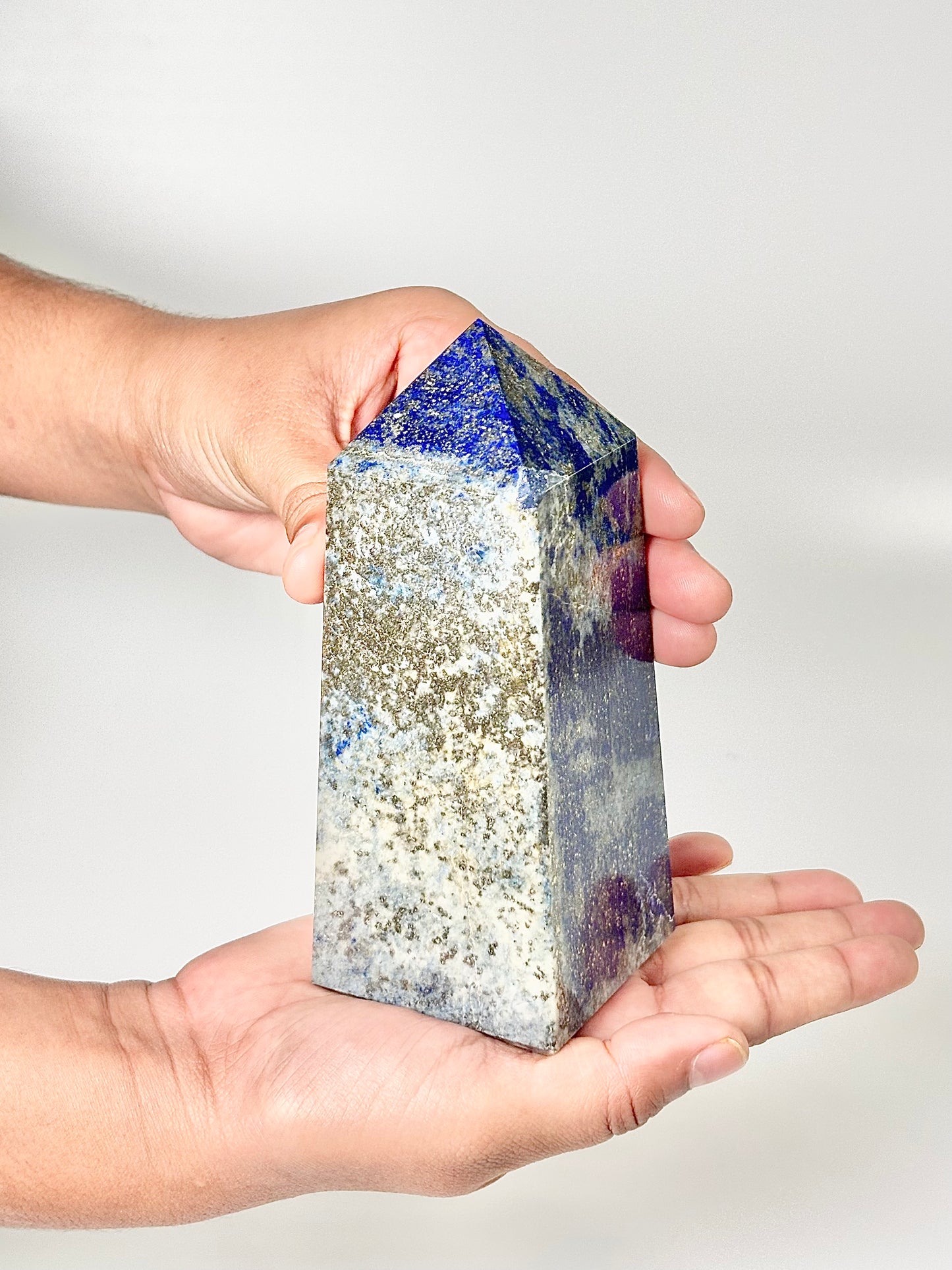 Four Facet Lapis Lazuli Tower – 800g - Truth, Wisdom & Inner Power