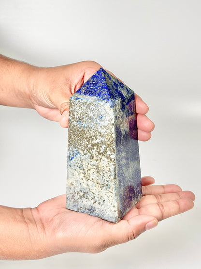 Four Facet Lapis Lazuli Tower – 800g - Truth, Wisdom & Inner Power