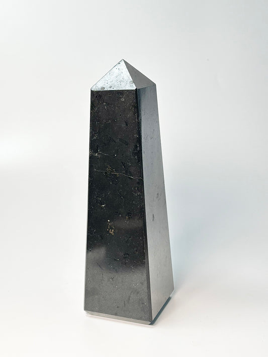 Four Facet Black Tourmaline Tower – 1.3 Kg - Strength, Stability & Refined Style