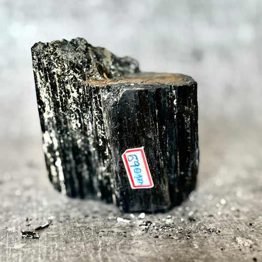 Raw Free Form Large Black Tourmaline 590 Gm