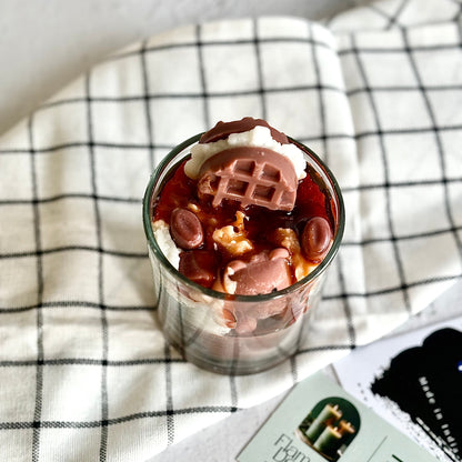 Coffee & Vanilla Loaded Dessert Decorative Soy Scented Candle