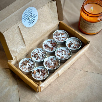 Cinnamon Infused Soy Wax Tealight Candles – Unscented