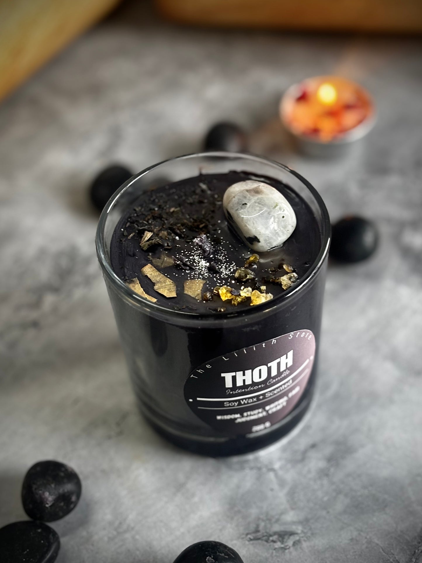 Thoth Altar Candle – 200 g Soy Wax Jar Candle for Ritual & Devotion