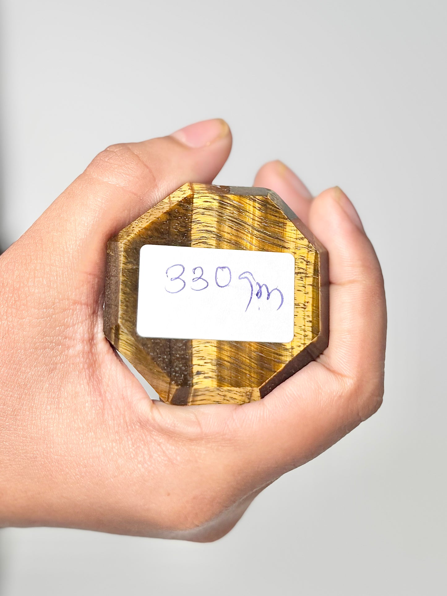 Eight Facet Tiger’s Eye Tower – 330g - Strength, Balance & Timeless Appeal
