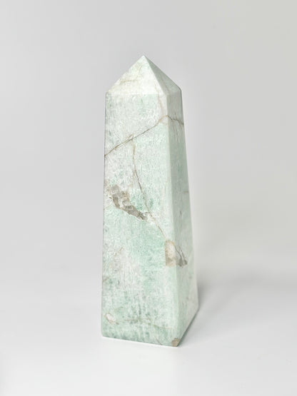 Four Facet Amazonite Tower – 780g - Soothing Colour & Grounded Form