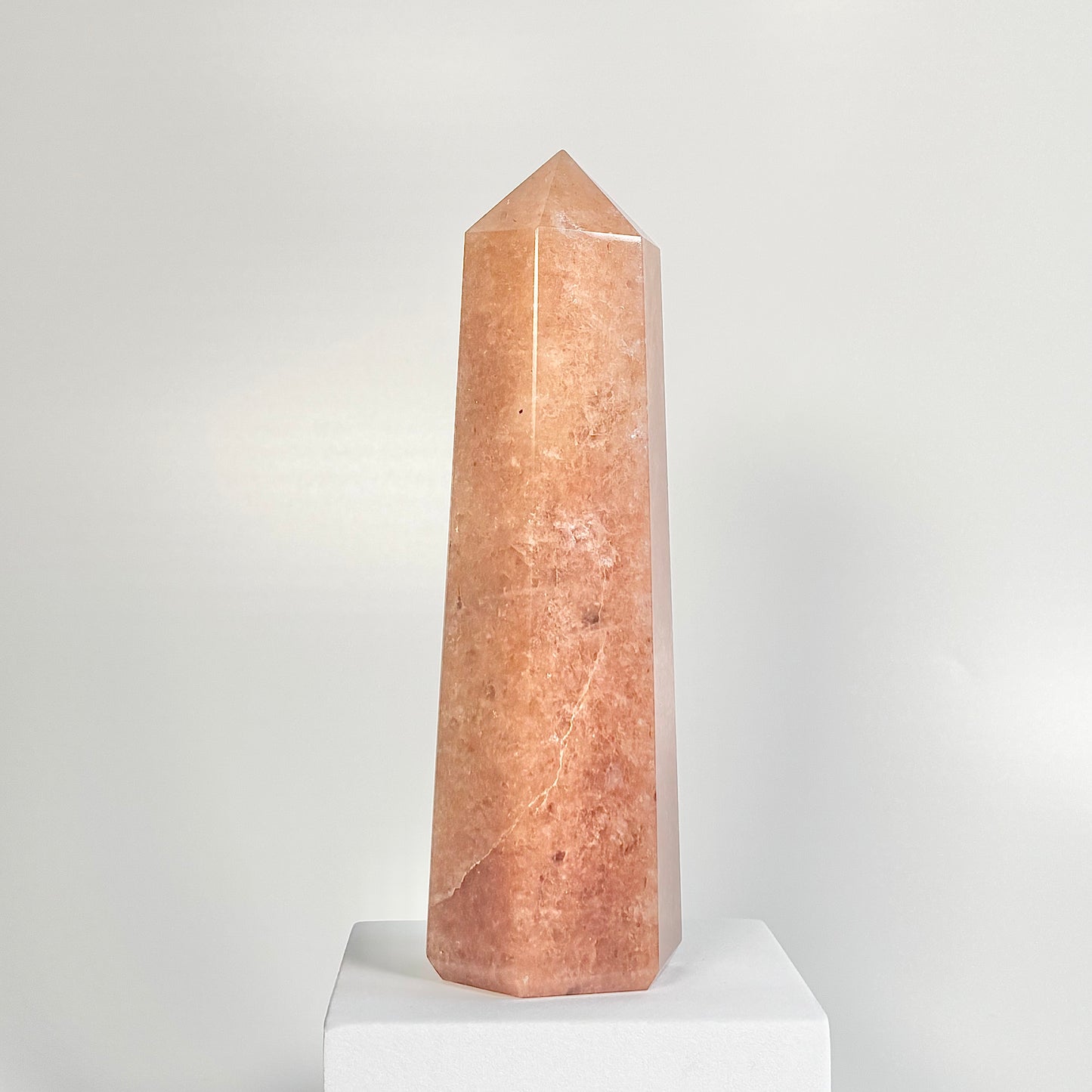 Red Aventurine Six-Facet Tower – 767g - Boost Vitality • Spark Motivation • Manifest with Confidence