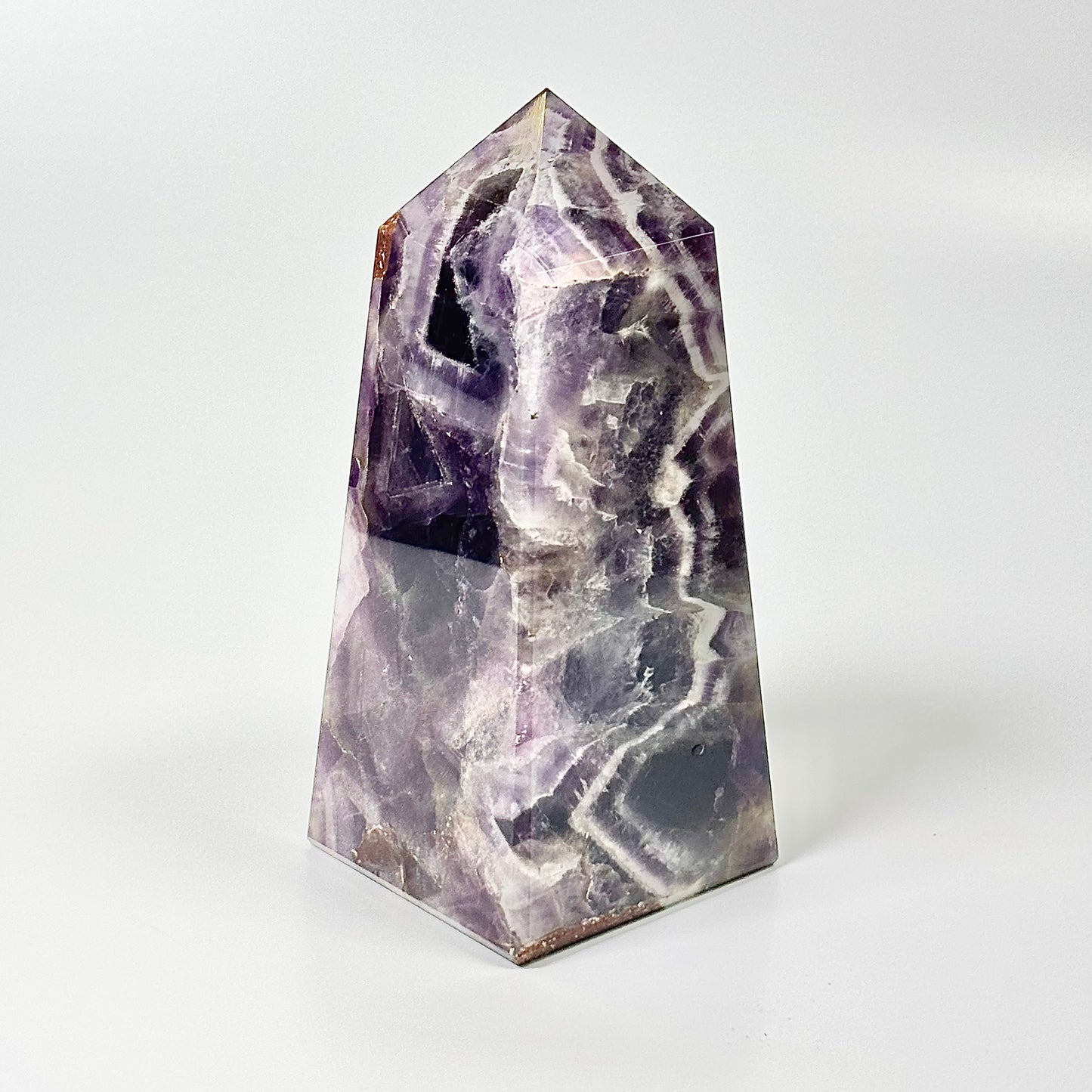 Four Facet Chevron Amethyst Tower – 1170g - Amplified Intuition & Focused Healing