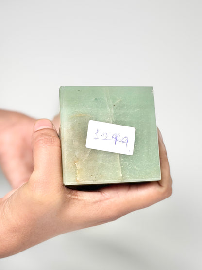 Four Facet Green Aventurine Tower – 1.2kg - Fresh Tones & Grounded Symmetry
