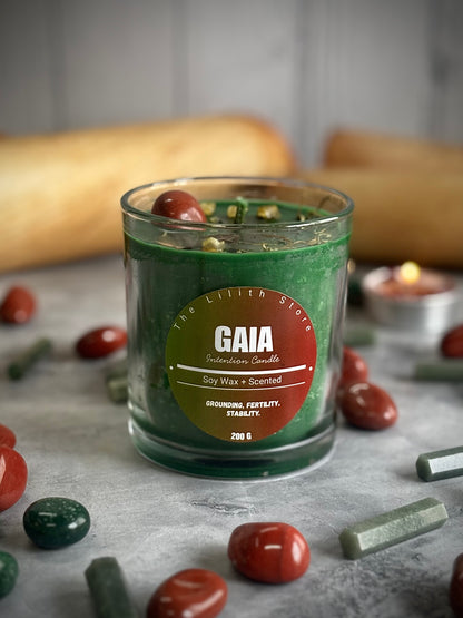 Gaia Altar Candle – 200 g Soy Wax Jar Candle for Ritual & Devotion