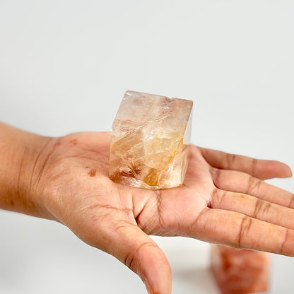 Fire Quartz Cube - Focus & Clarity