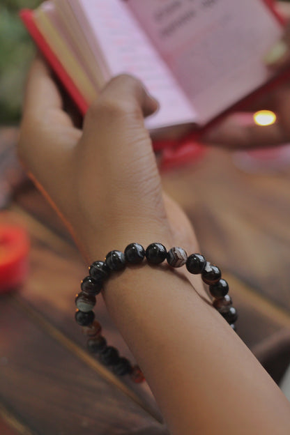 Sulemani Hakik Bead Bracelet | Stone Of Spirituality & Protection Crystal