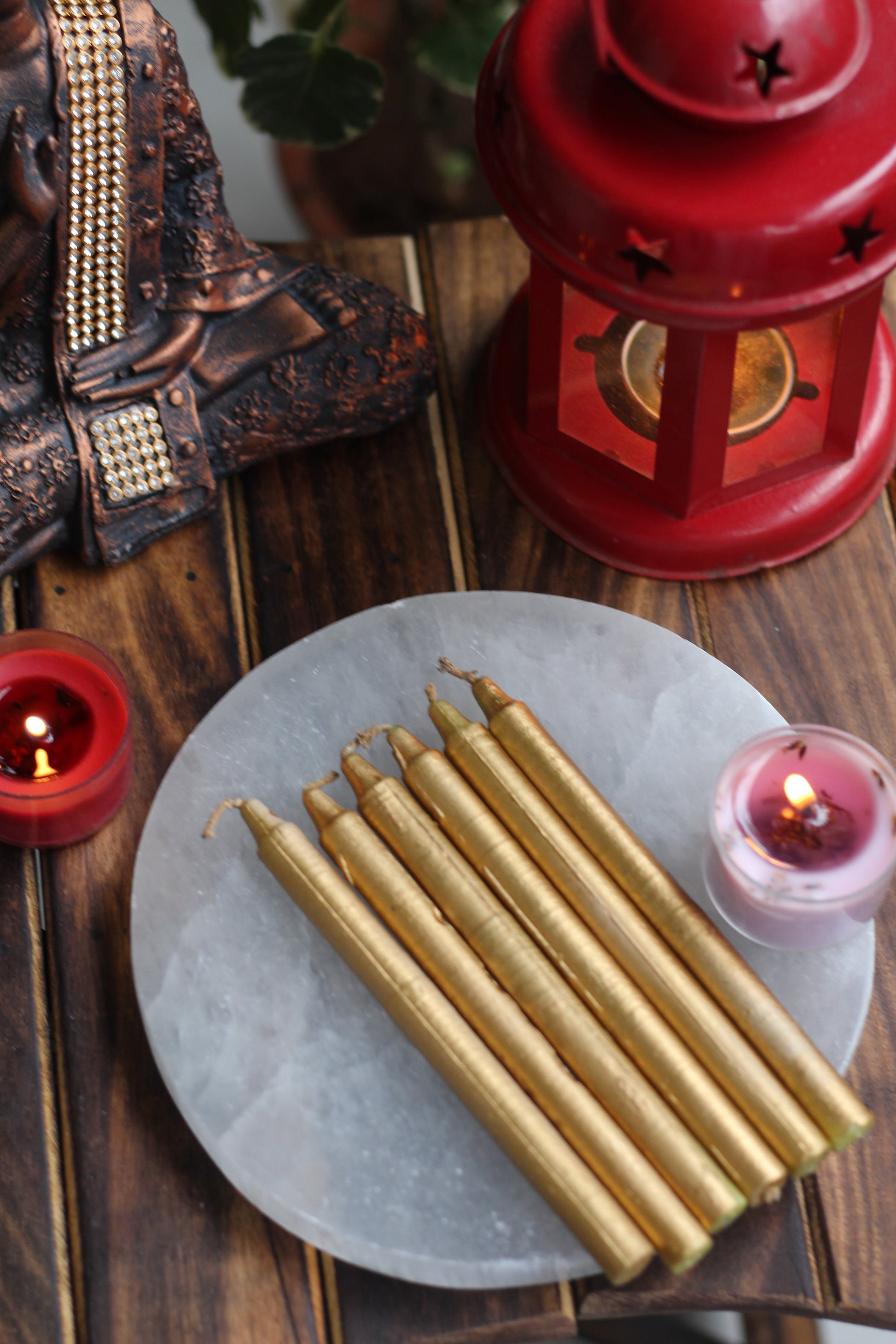 Gold Candle | Spell Work - Set Of 25 50 100 200 Candles