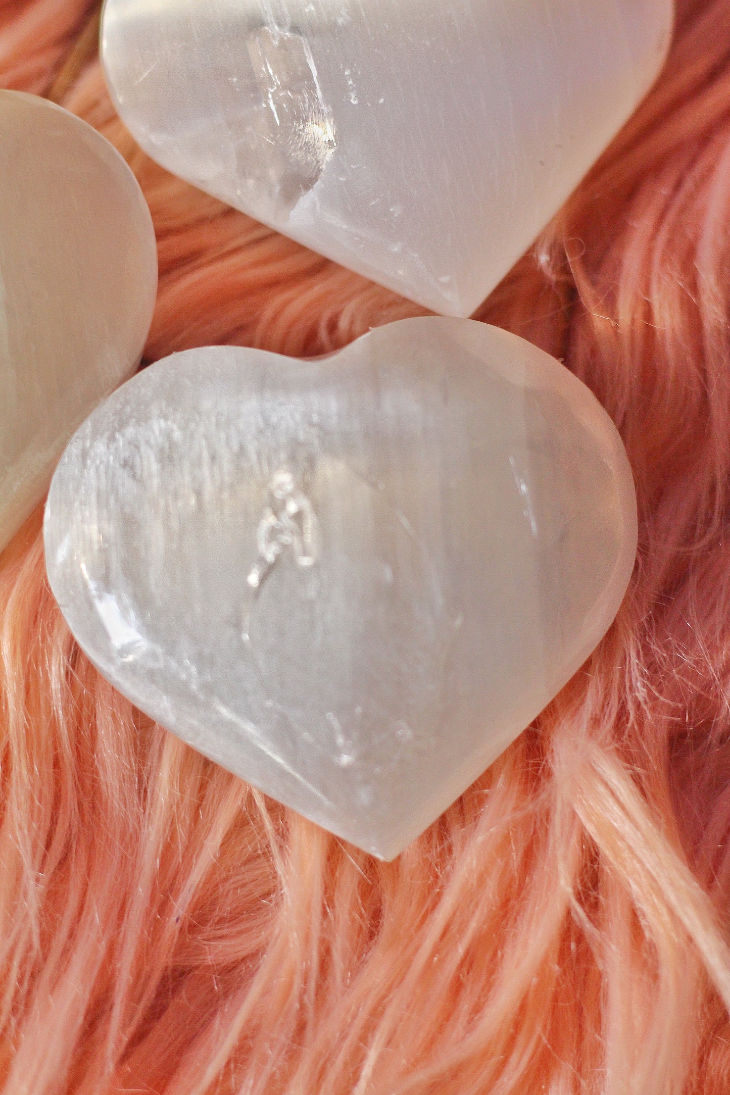 Selenite Heart | Stone For Spiritual Work & Cleansing - 1 Piece Crystal
