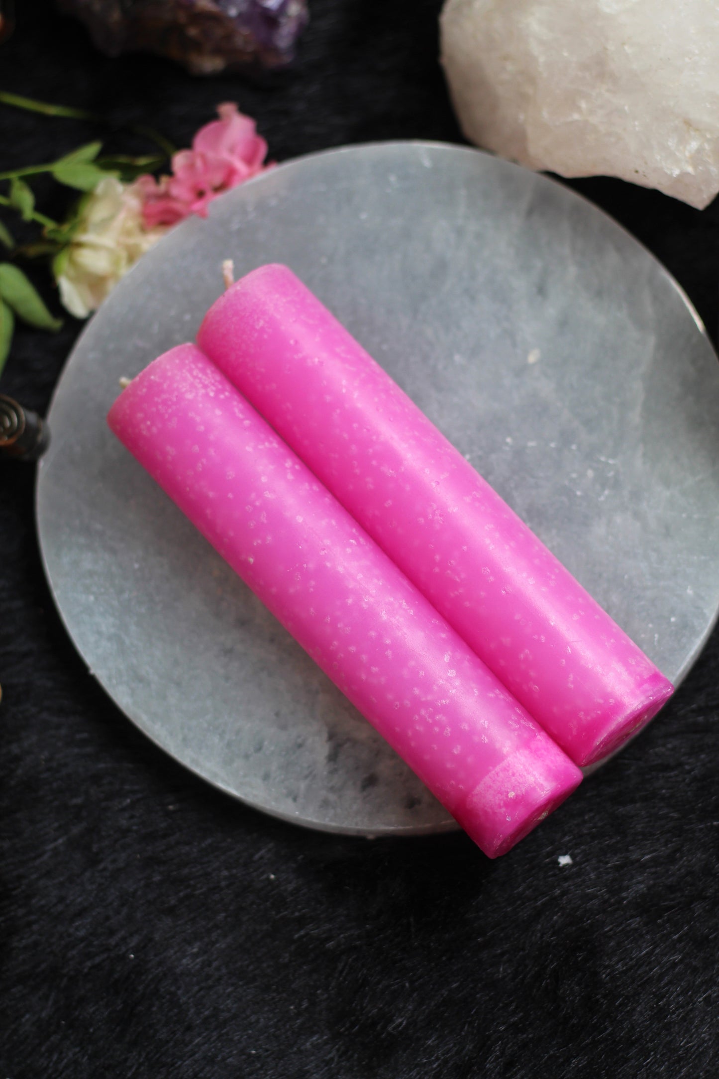 Pink Thick Candle