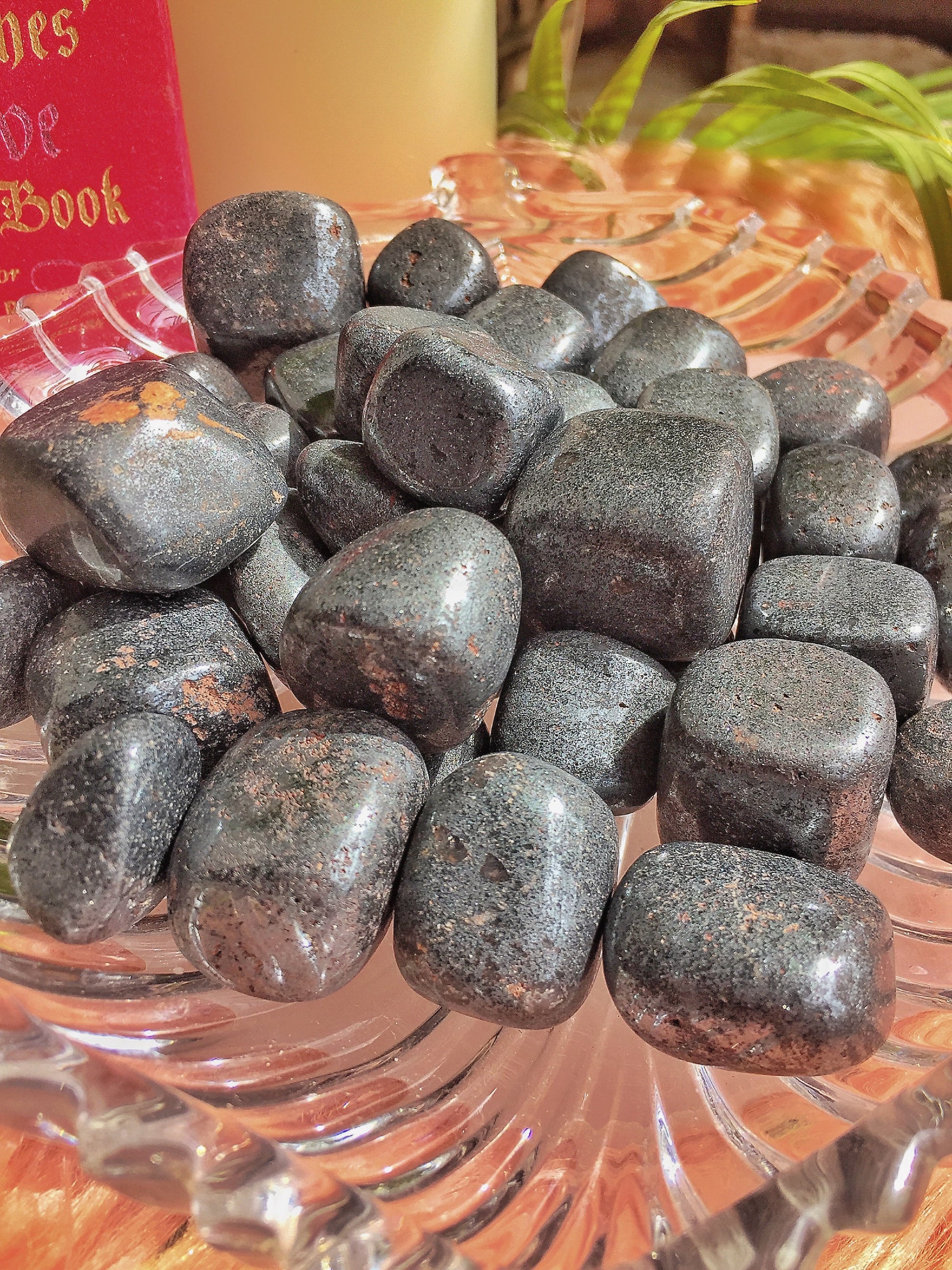 Hematite Tumble Stone | Protection & Grounding Crystal