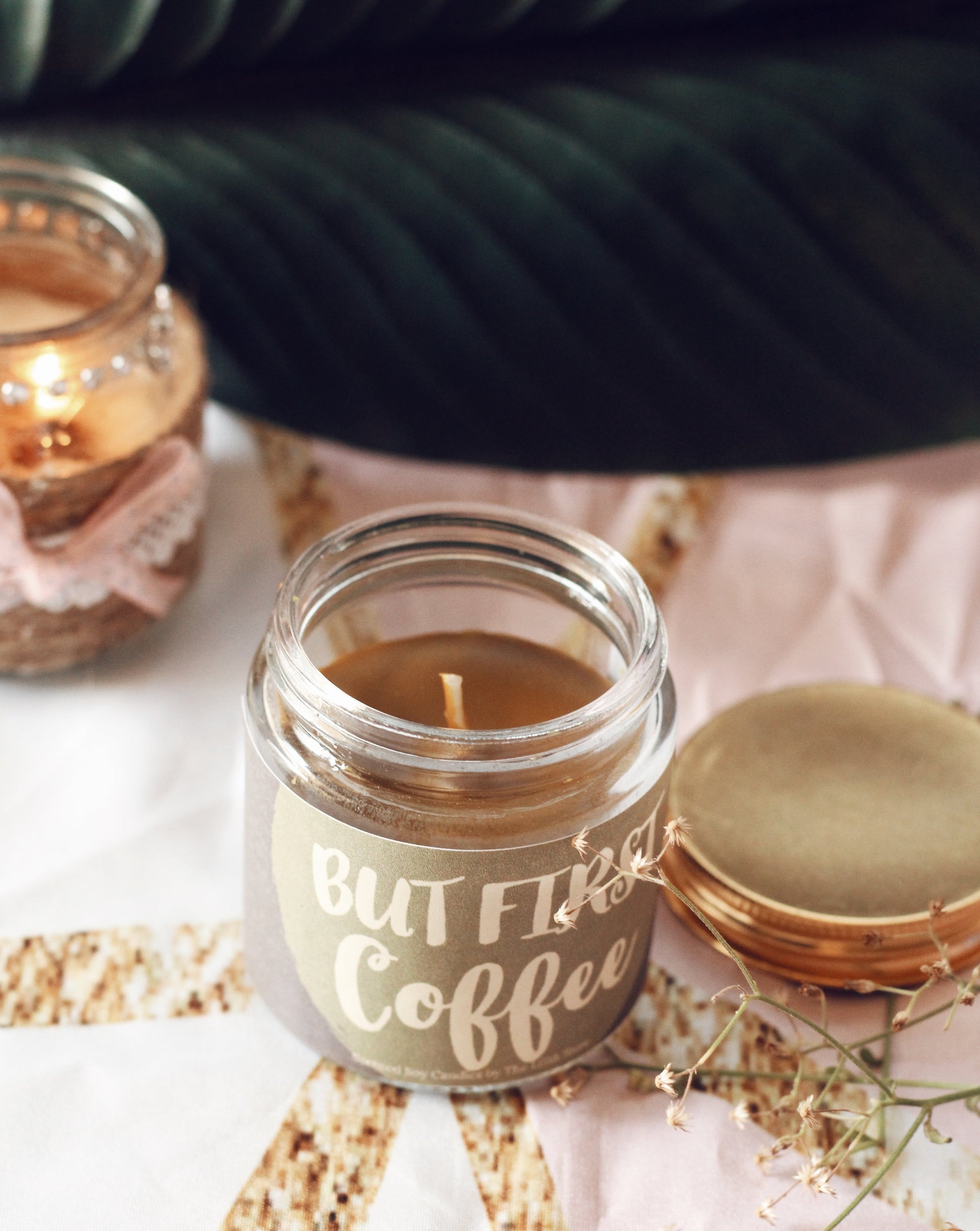 But First Coffee Scented Soy Candles Candle