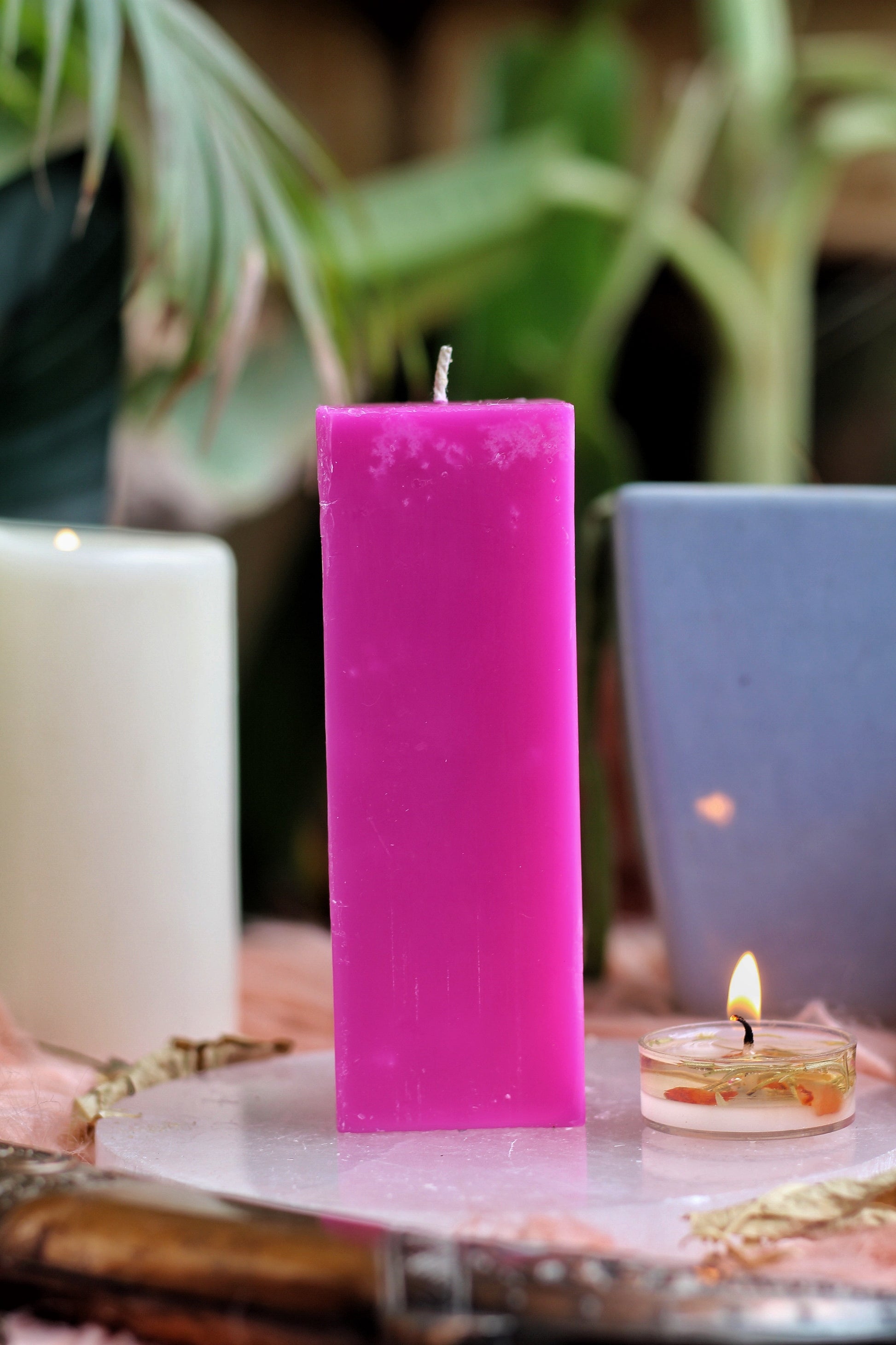 Pink Pillar Candle | For Spellwork