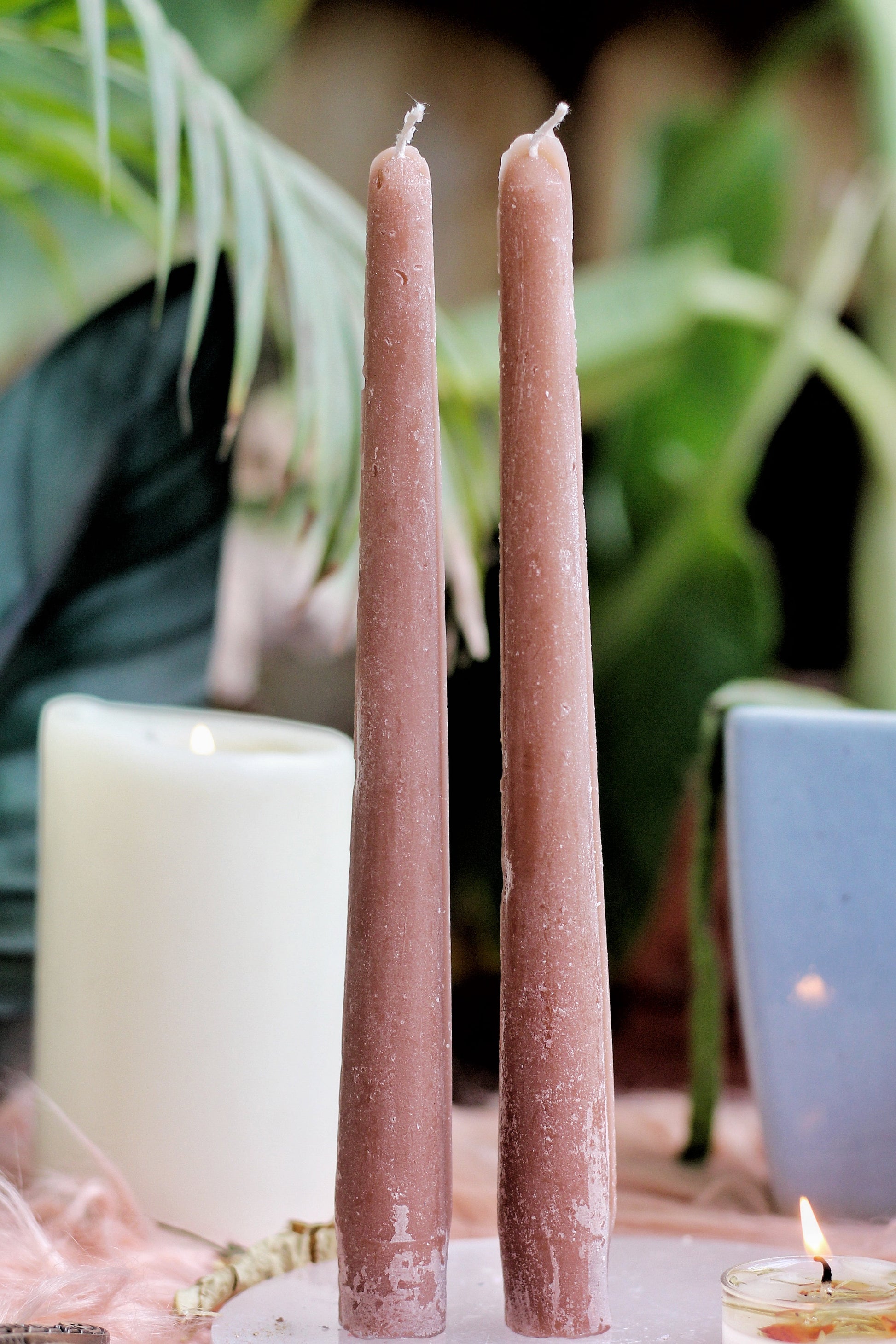Brown Taper Candle - Set Of 5
