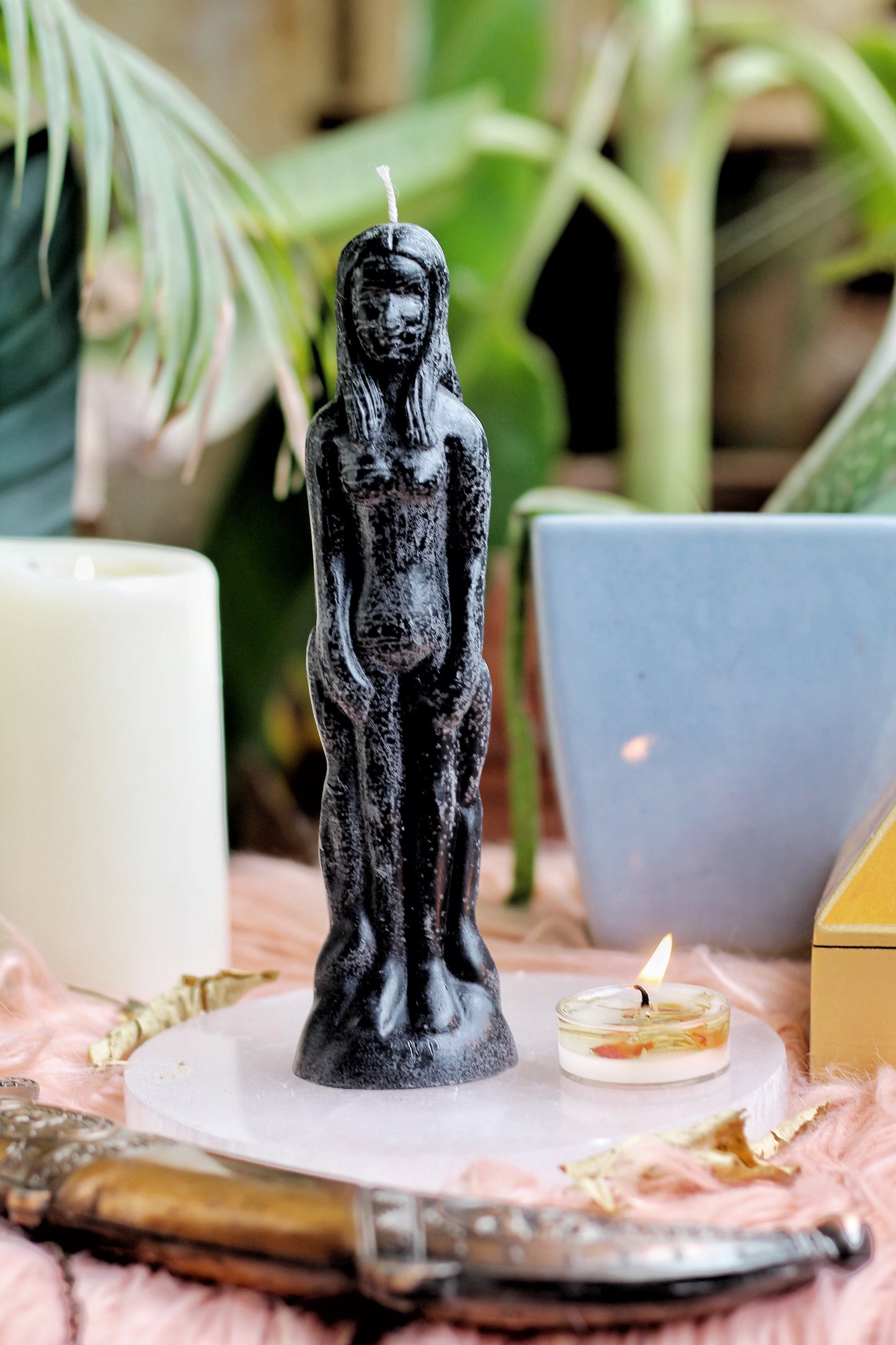 Black Female Figurine Candle
