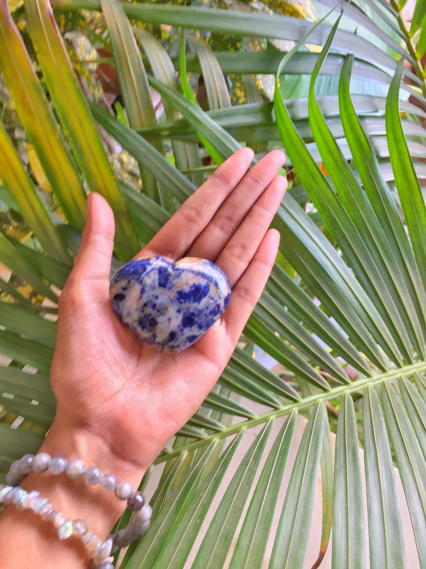 Sodalite Heart - Stone For Emotional Balance Crystal