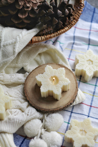 Snowflake Soy Candle | Pack of 5