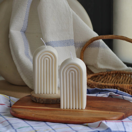 Arch Shape Decorative Candle | Set f 2