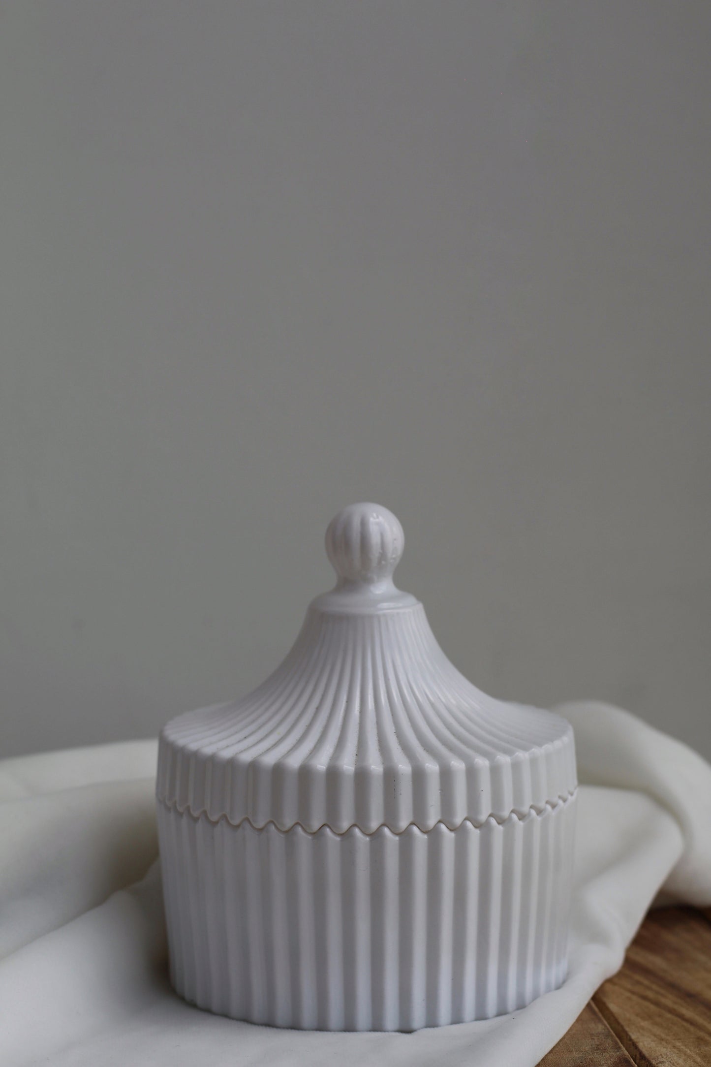 White Vertical Texture | Soy Candle