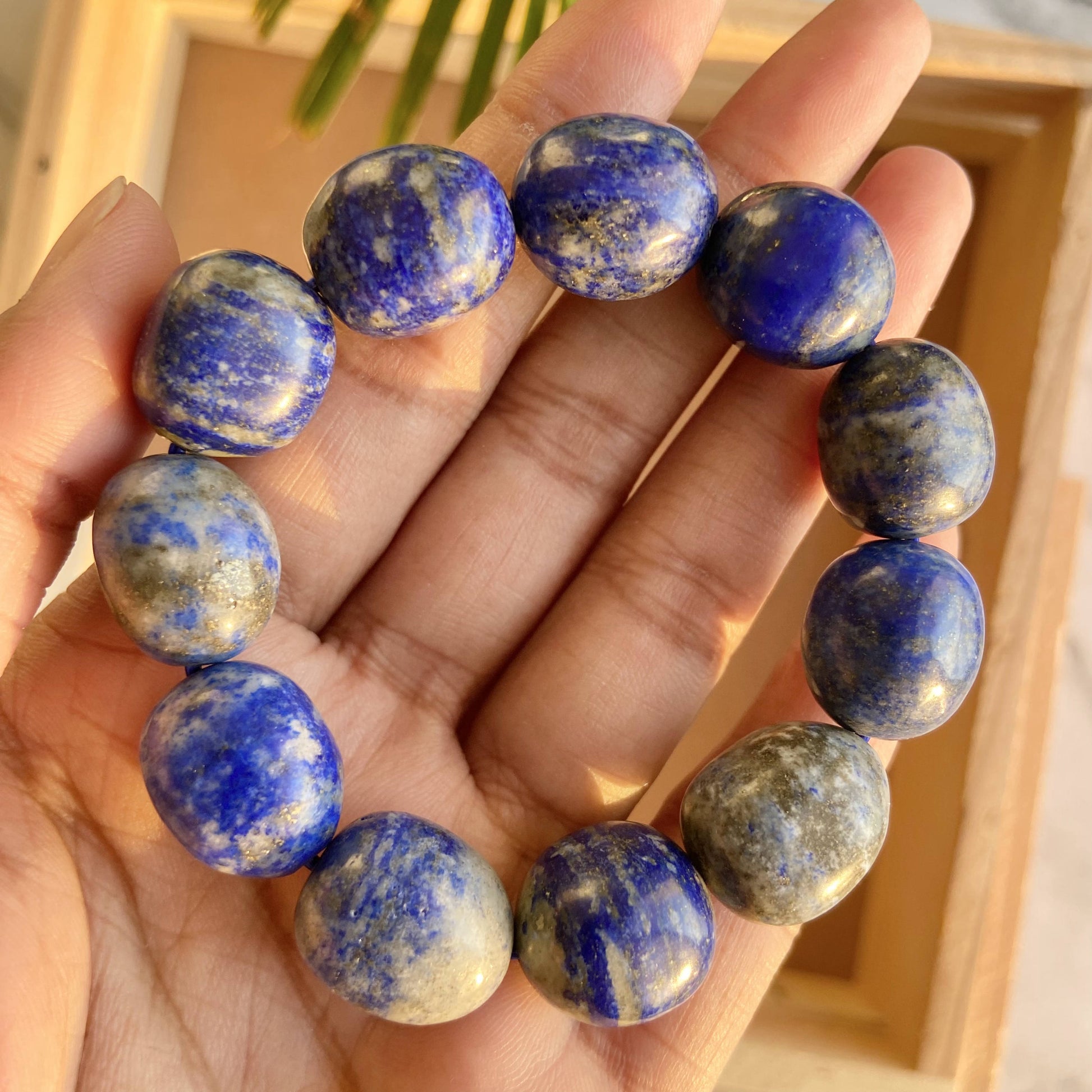 Lapis Lazuli Tumble Bracelet Crystal & Stones