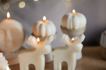 Deer & Pumpkin Candle Combo No 3 | Set of 8 Candles | Soy Candle