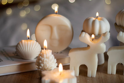 Deer & Pumpkin Candle Combo No 3 | Set of 8 Candles | Soy Candle
