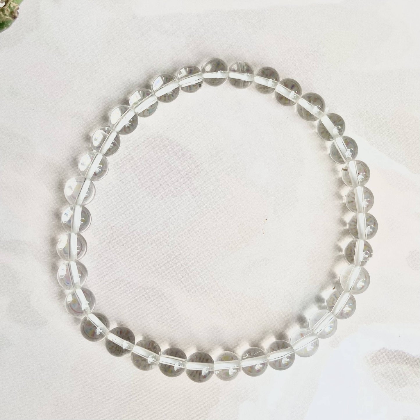 Clear Quartz Beads Bracelet - 6Mm | Master Healing Crystal & Stones