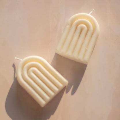 Arch Decorative Candle | Set of 2 | Soy Candle
