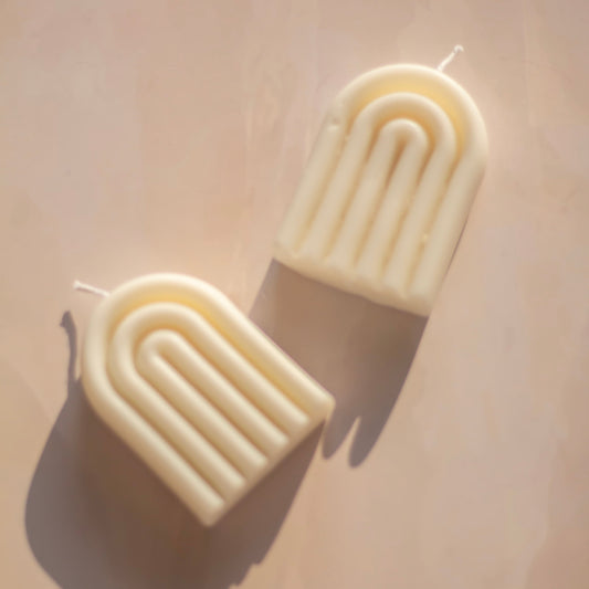 Arch Decorative Candle | Set of 2 | Soy Candle