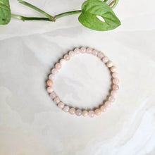 Load image into Gallery viewer, Pink Aventurine Bead Bracelet - 6mm |  Helps ease anxiety and balance heart chakra