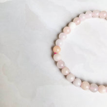 Load image into Gallery viewer, Pink Aventurine Bead Bracelet - 6mm |  Helps ease anxiety and balance heart chakra