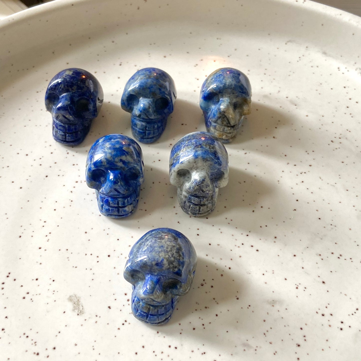 Lapis Lazuli Skull Crystal Carving |  Expression & Communication