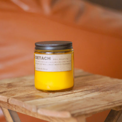 Detach when Manifesting Scented Soy Candle | 200 Gm | Sweet Mango