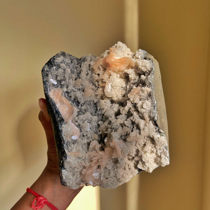 Apophyllite With Stilbite & Chalecodony - 2307 Gm Crystal Stones